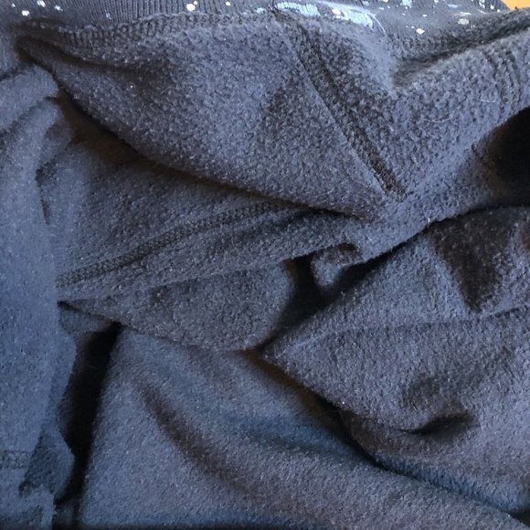 Abercrombie & Fitch Mens Large Blue White Paint Splatter Pullover Hoodie Art Y2K - Picture 10 of 15